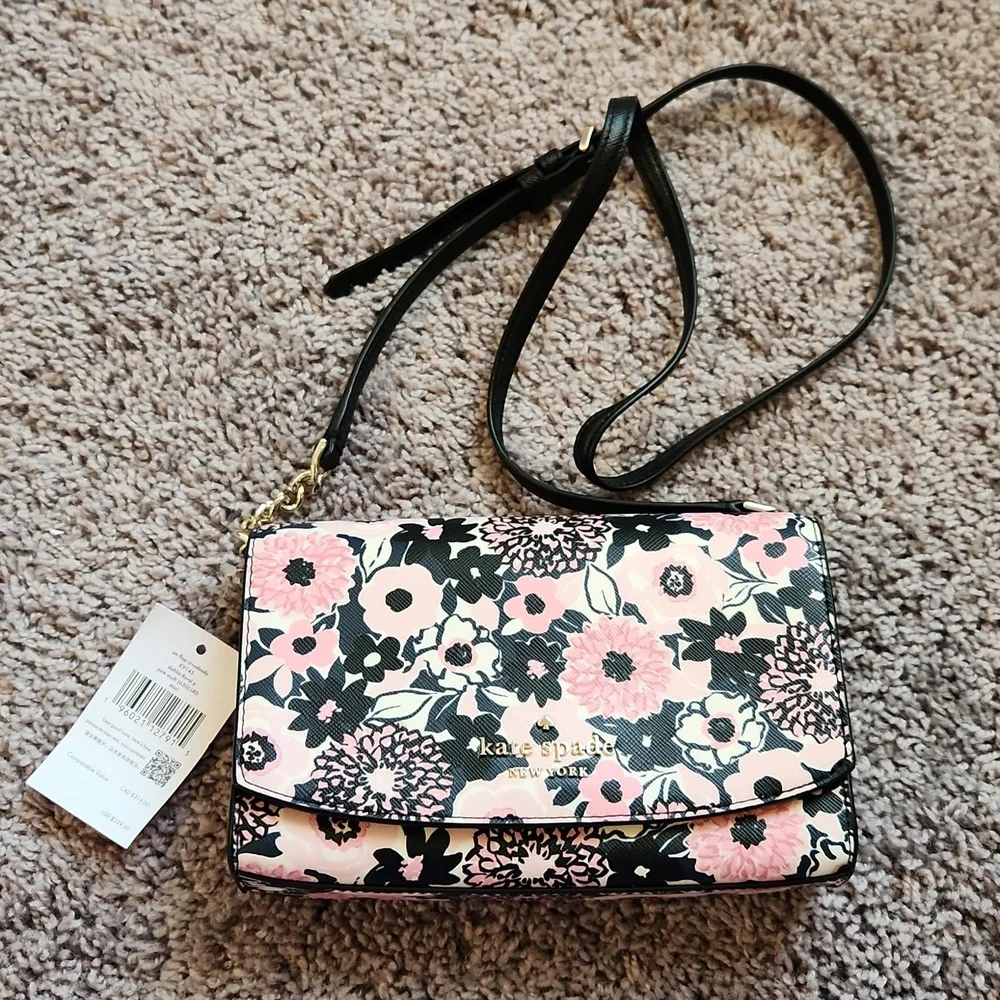 NWT Kate Spade ♠️ dahlia floral crossbody - Picture 2 of 7